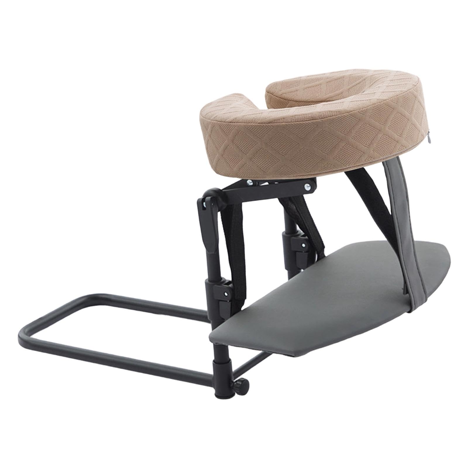 Kit Massaggio Materasso Casa Cuscino Supporto Viso Poggiatesta Tavola Appoggio Mani Ergonomico in Tessuto a Maglia Spugna E Lega Ad Angolo Regolabile, Colore Della Pelle