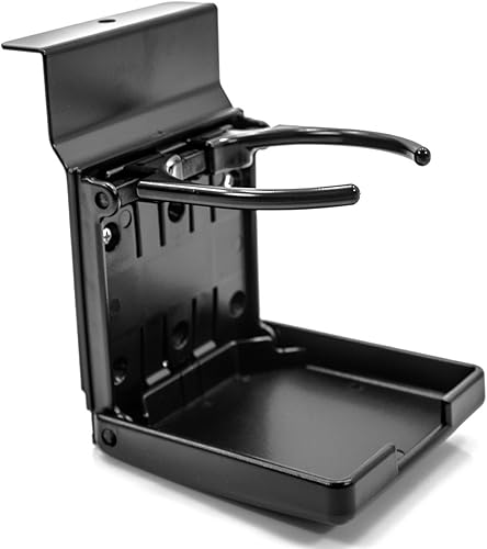 Pride Mobility Portavasos plegable Go-Go Scooter C-Style Moldeado Asiento Apoyabrazos Negro