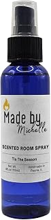 Scented Room Spray (Tis the Season) - Air Freshener - Linen Spray - Fabric Refresher - Odor Eliminator - Non-Toxic Scent - Alcohol Free - Made in USA (4 Oz)