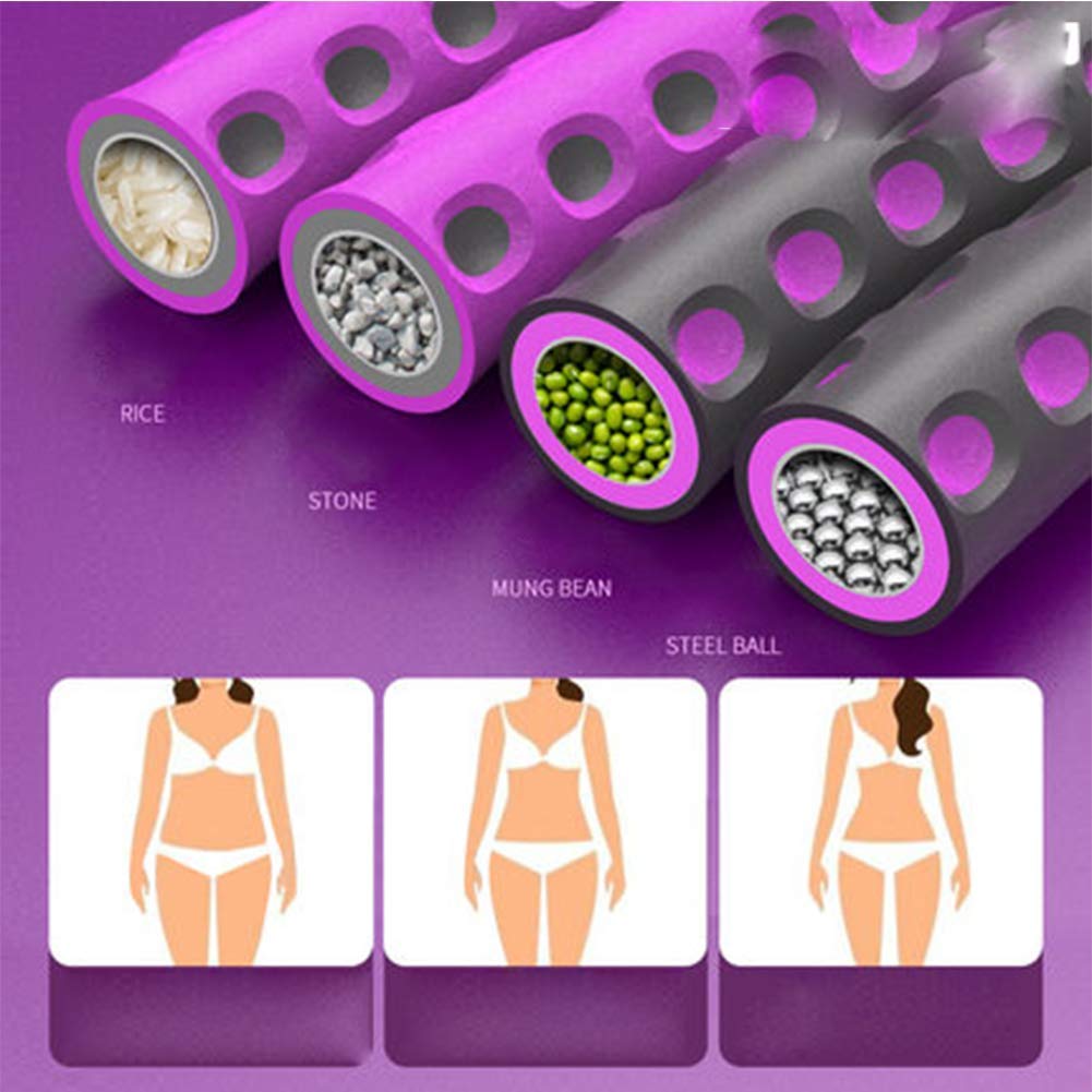 Cerchio di fitness Circles LieYuSport Pilates Fitness + Hula Hoops for adulti e adolescenti, il peso di calibrazione libero 2-4kg ponderata Hula Hoop, staccabile fitness Hoola Hoops for la perdita di