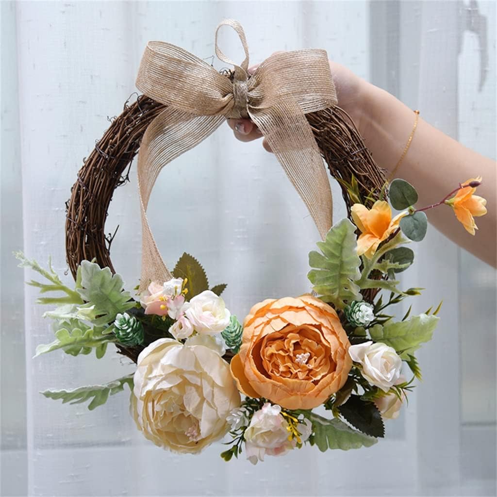 European Wedding Door Hanging Home Peony Wreath Wedding Room Decoration Door Wall Decoration