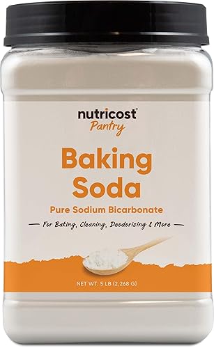 Nutricost Bicarbonato de sodio (5 libras) para hornear, limpiar, desodorizar y más