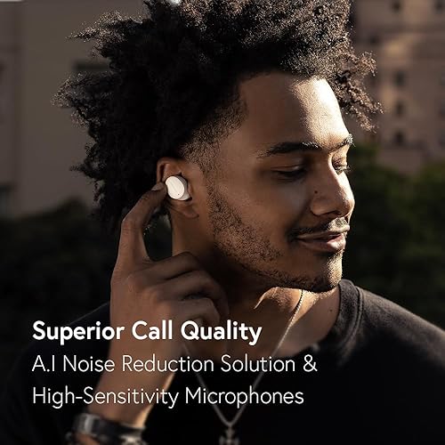 Miniatura 3 de Phiaton Bonobuds Lite - Auriculares inalámbricos con voz clara de Intelligo y modo ambiental, auriculares Bluetooth con 11 horas de reproducción,