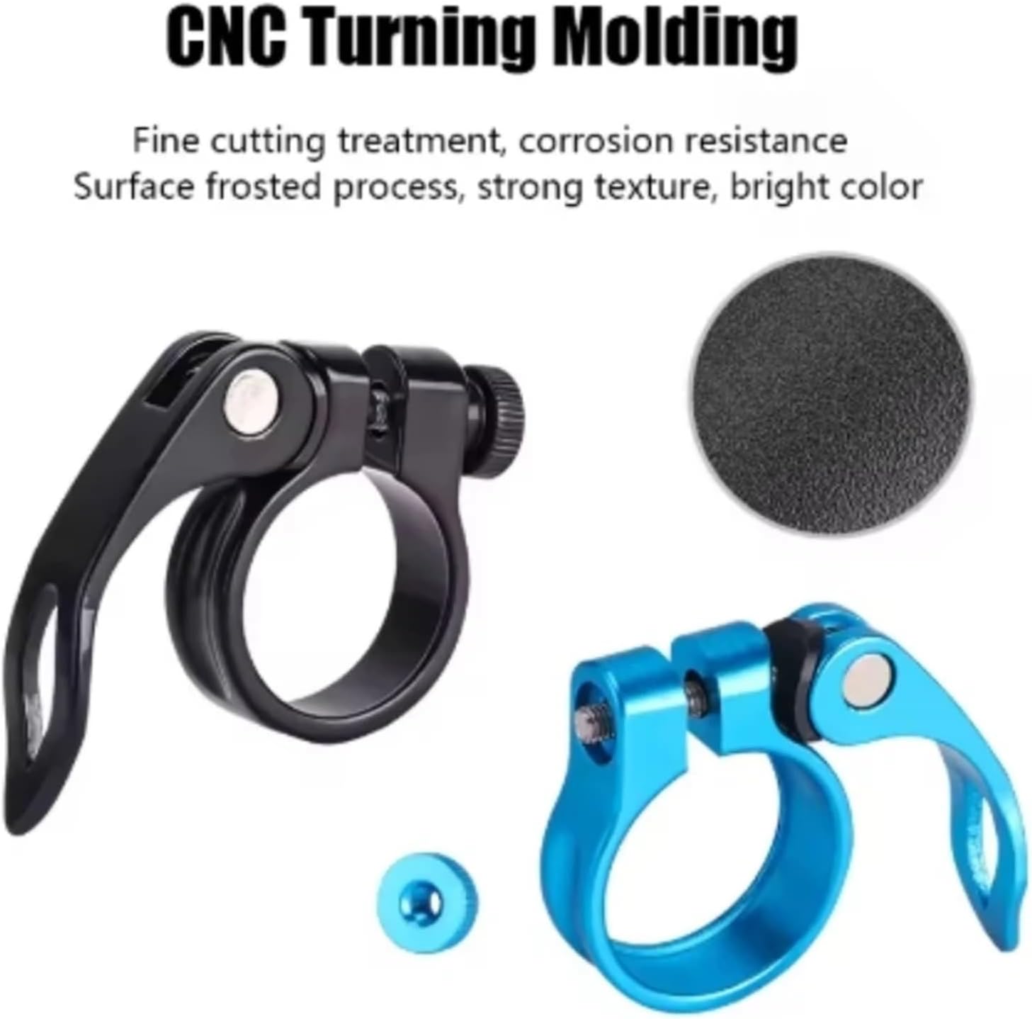 Bike Seat Clamps 10pcs Bicycle Seatpost Clamp 31.8/34.9mm Seat Tube Road Bike Clip Saddle Clamps For Secure Fixing Of Bike Seats To Seat(Red,31.8mm)