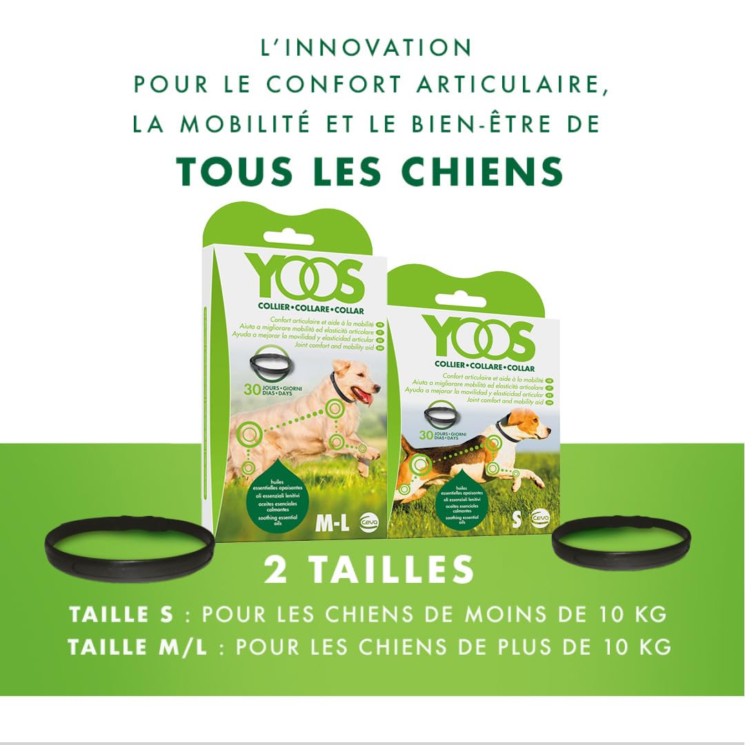Ceva Yoos Confort Articulaire et Mobilité Collier (70cm) Taille m/l Chien >10kg