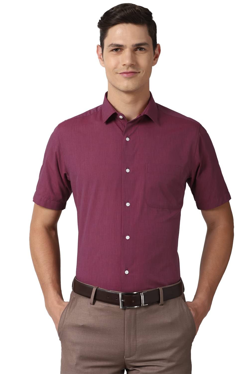 Peter England Men's Cotton Regular Fit Shirt-image-41