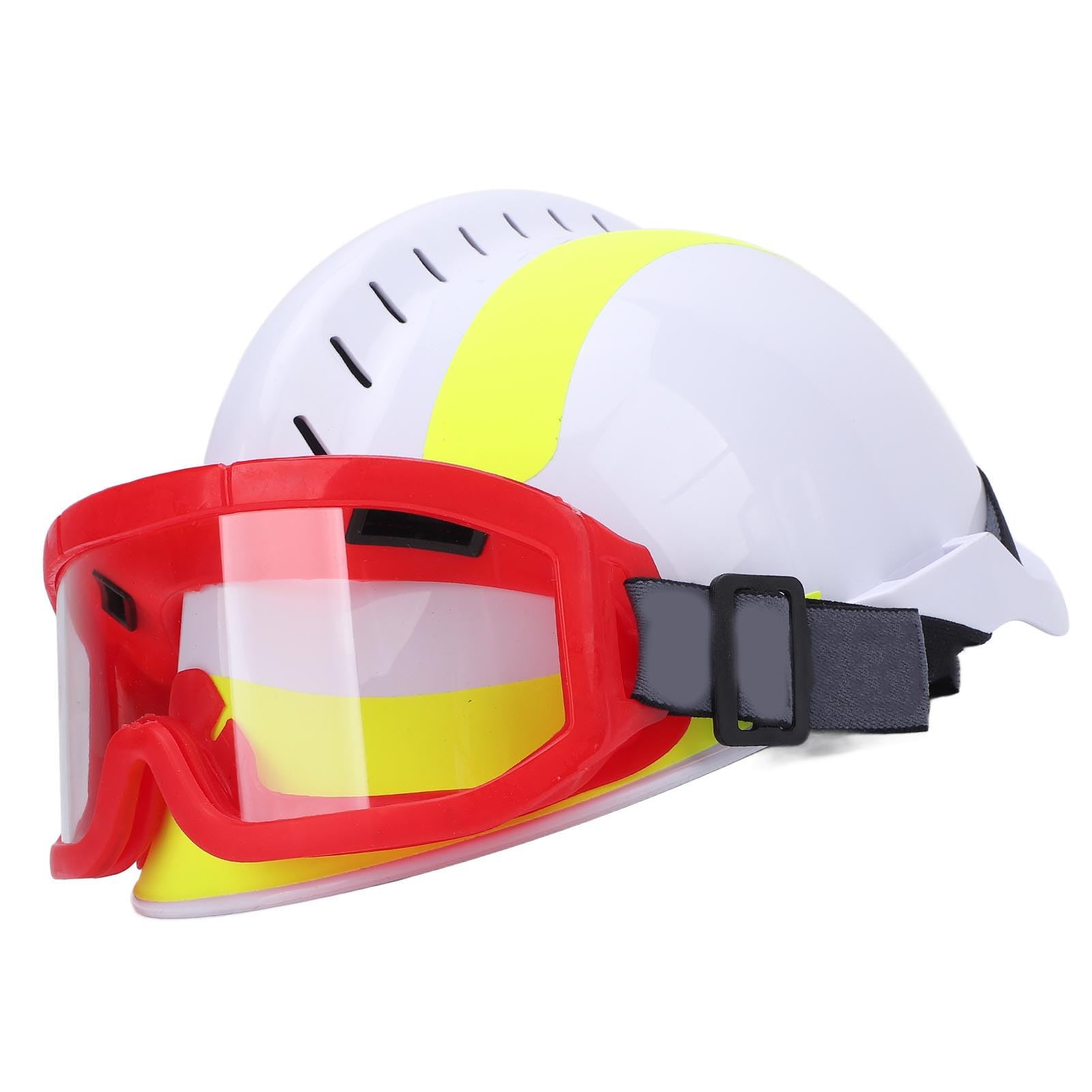 Sxhlseller Travail en Hauteur Casque de sécurité Lunettes de Protection Casque de Phare d'urgence en Cas de Tremblement de Terre pour Les Incendies de Forêt Sauvetage en Montagne Convient aux