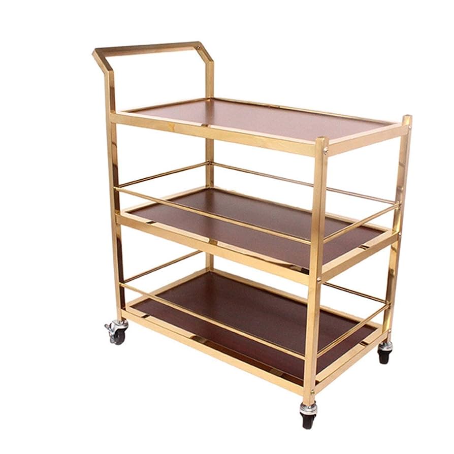 バーカート、ゴールド、サービングカートキッチン、ダイニングルーム Amazon.co.jp: バーカート, ゴールド, サービングカート