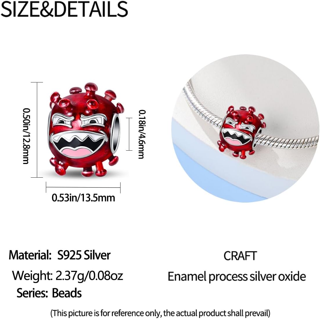 Charm Fit for Pandora Bracelets Christmas Festival Heart Animals 925 Silver Bead Charms Jewelry Gift for Women and Friend - Image 3