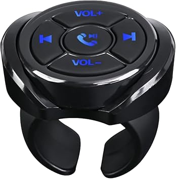 Car Wireless Remote Control, Music Switch Selfie Stick Cell Phone Remote Control, iOS Bluetooth Wireless Multimedia Button Remote Control, Car Remote Button, Steering Wheel Remote Receiver, Deer