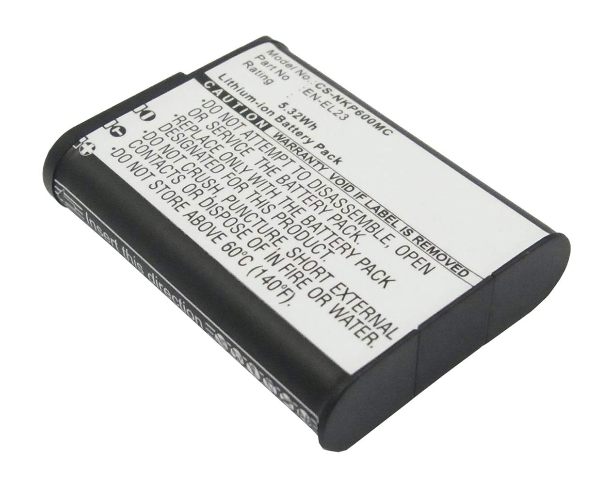 Amsahr Digital Replacement Battery for Nikon ENEL23, Coolpix P900, P610, S810c, P600