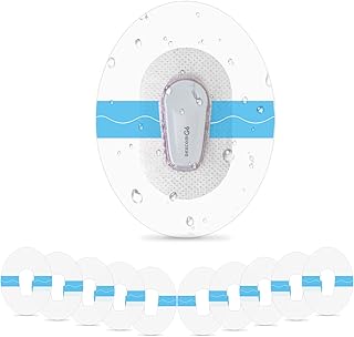 G6 Adhesive Patches-50Pack Waterproof Adhesive Patches for G6 Premium Transparent Overpatch 10 Days Long Stay Covers Easy to Use by One Hand