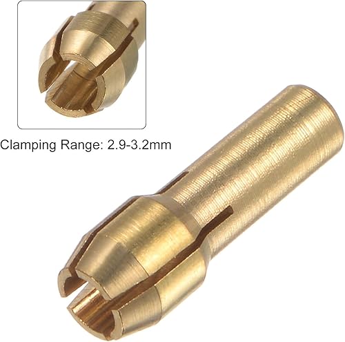 Miniatura 4 de Juego de brocas de latón de 0.126 in, 15 piezas, mini amoladora eléctrica, juego de brocas de cambio rápido para herramientas rotativas, diámetro de
