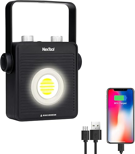 KEEPSORT Linterna LED de camping LED recargable con 1800 lúmenes 4 modos de luz luz impermeable para tienda de campaña linterna perfecta para
