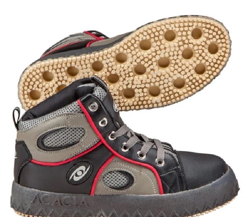 Best Shoes for Broomball: Top Picks & Gear 11 ACACIA GRIPINATOR II Broomball Shoes - Gray - Size 4