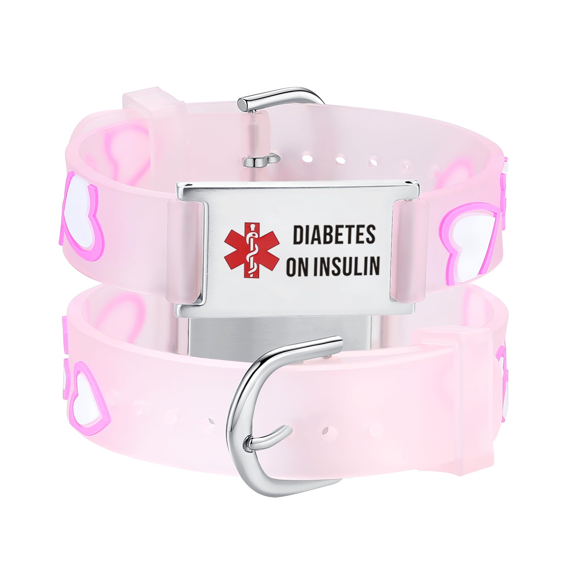LinnaLove cartoon medical alert id bracelets Parents gift to Son, daughter, brother, sister