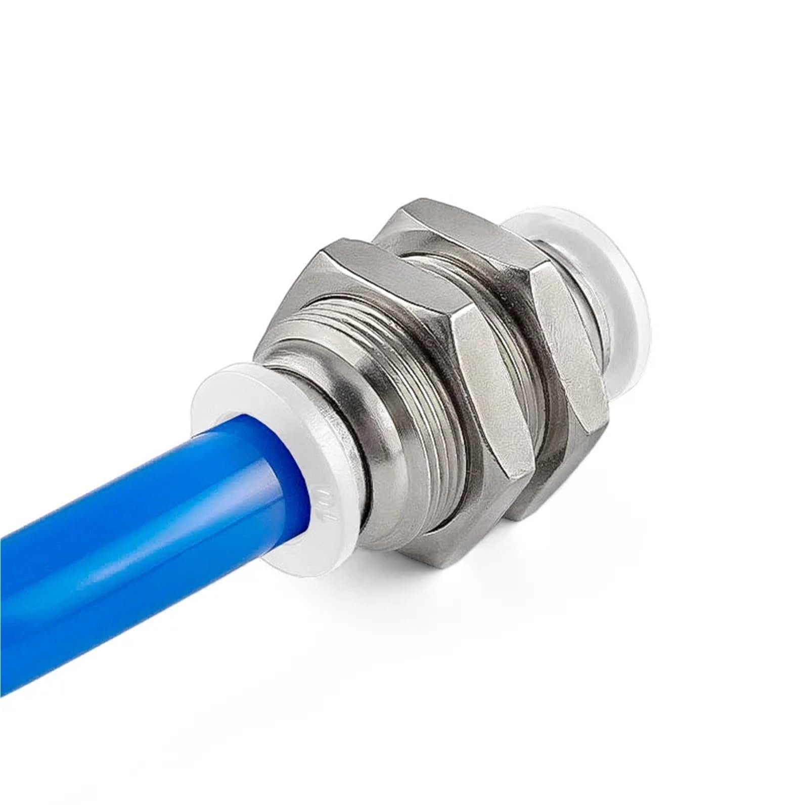 White Pneumatic Fitting Tube Connector Water Pipe Push In Hose 16mm PU PY PK PE PV SA PZA PLM SA-B(PU)
