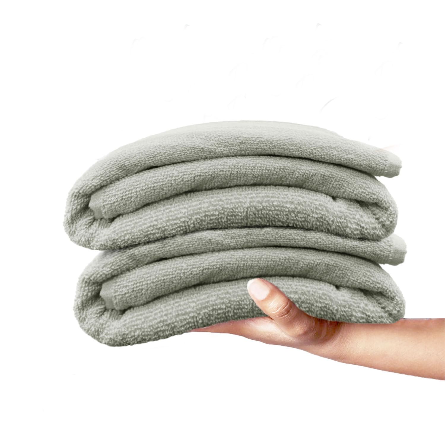 Cotton Bath Towel 450 GSM Quick Dry Large Size Bathroom Towels for Men & Women, Home, Kitchen, Gym, Spa (70x137 cm, Grey)-image-30