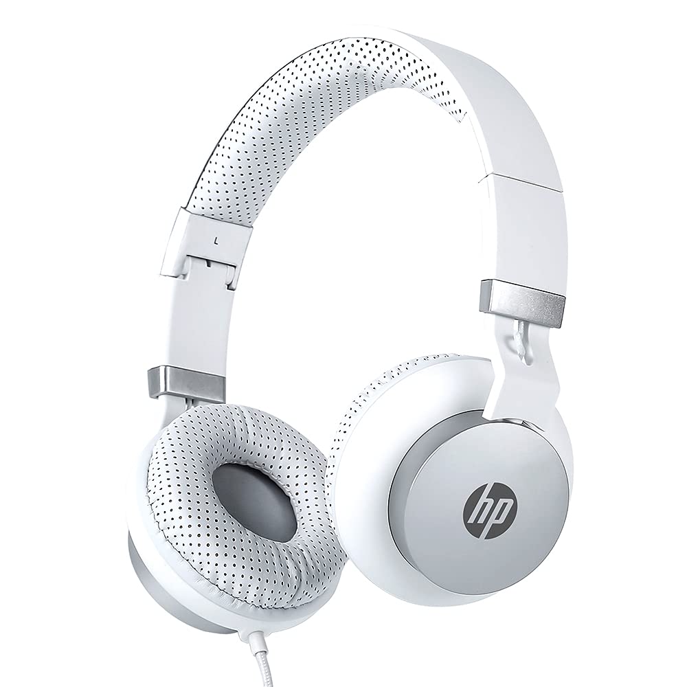 Headset HP DHH-1205 - Dobrável Branco Conexão P2 3.5mm, Possui