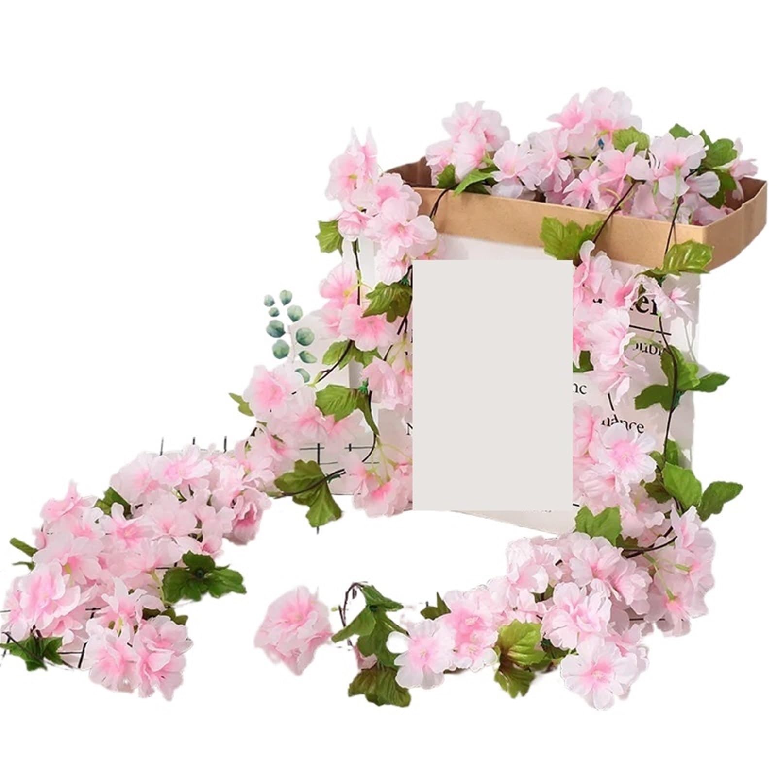 Ayztantine artificial flowers Artificial Flowers Garland Blossoms Vines Garden Arch Decor Fake Flower Wedding Party Home Decoration