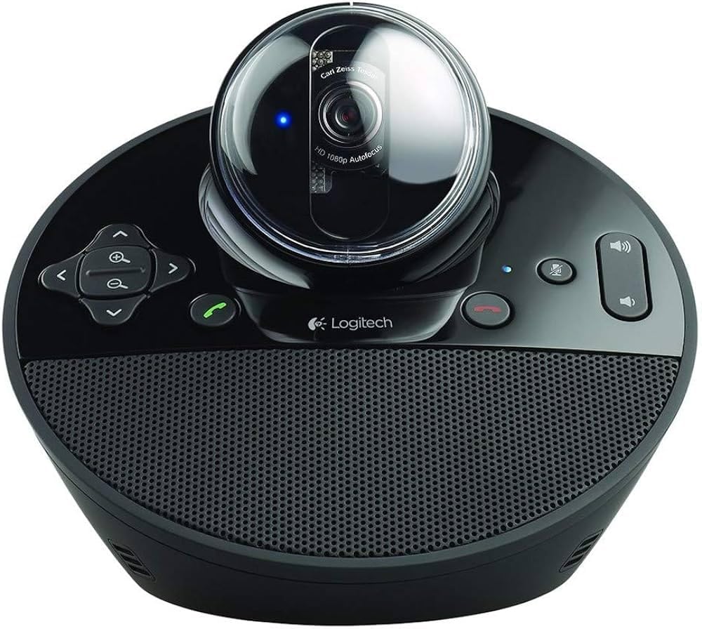 Logitech ConferenceCam BCC950 - Sistema di conferenza - Telecamera PTZ FullHD, telefono con altoparlante integrato, microfono omnidirezionale, telecomando, stelo estensore, USB Plug-and Play, 960