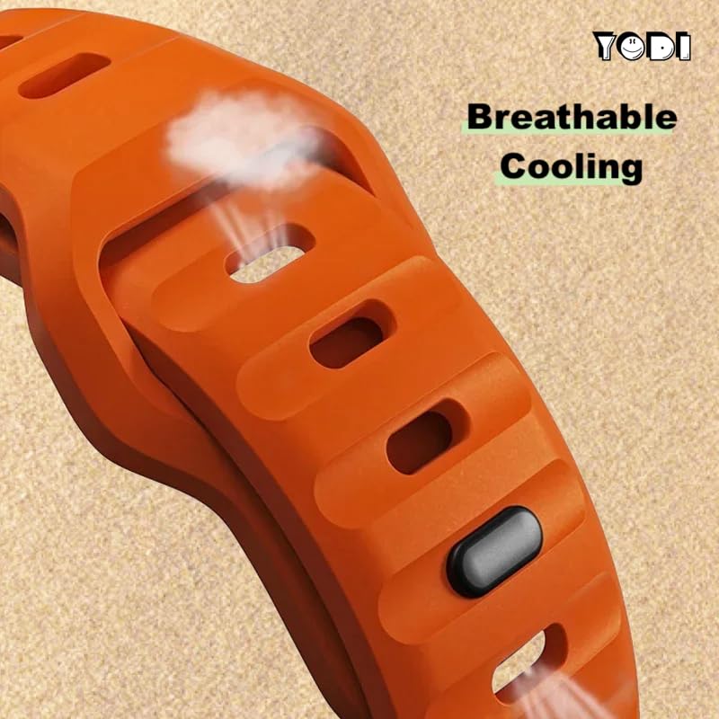 Image of YODI Straps Compatible with Apple Watch 41mm /40mm /38mm, Watch Band Soft Silicone Strap for iWatch Ultra Series 9 /8 /7 /6 /5 /4 /3 /2 /1 SE