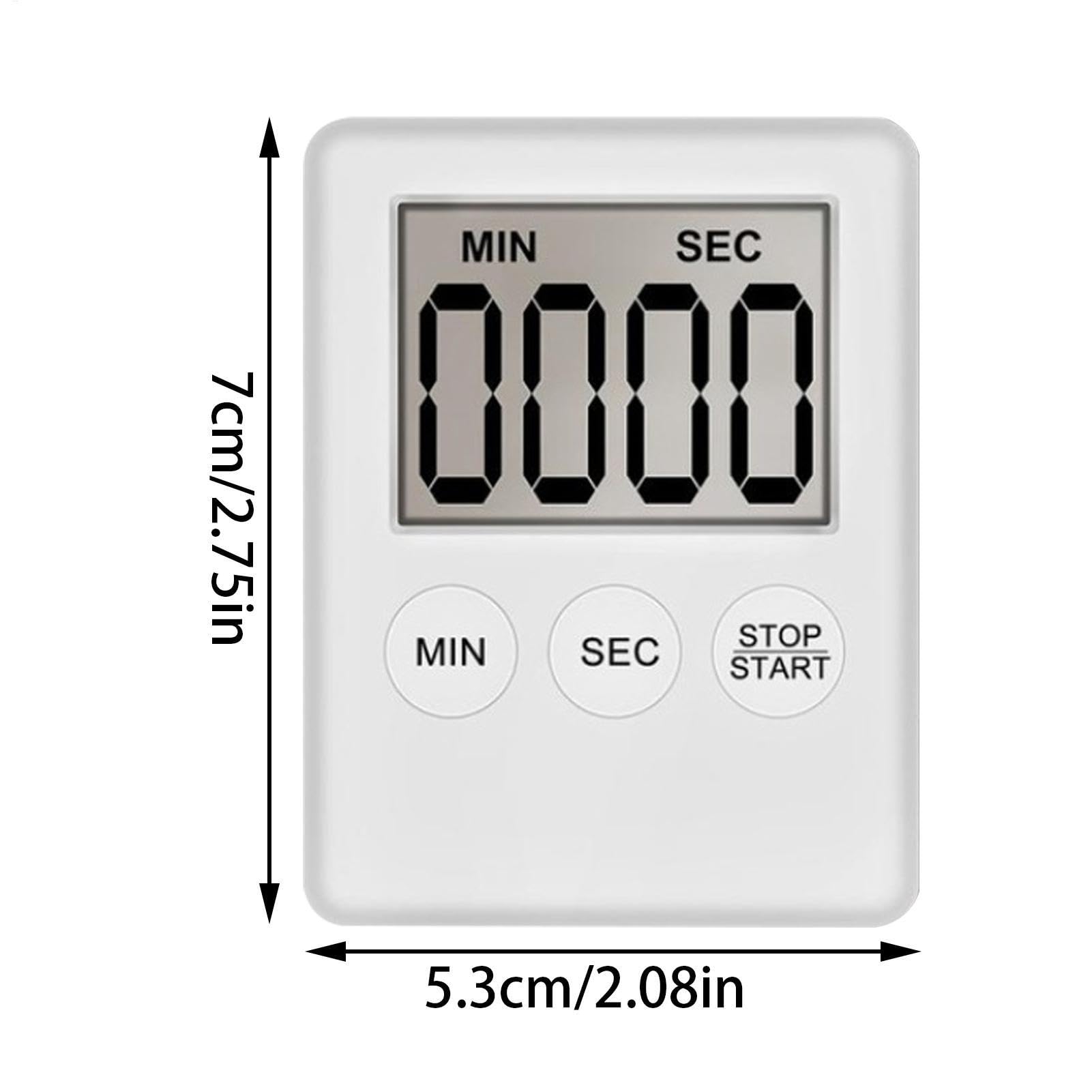 Digitaler Timer Mit Magnet & Lautem Alarm – Großes Display – Für Küche, Sport & Büro