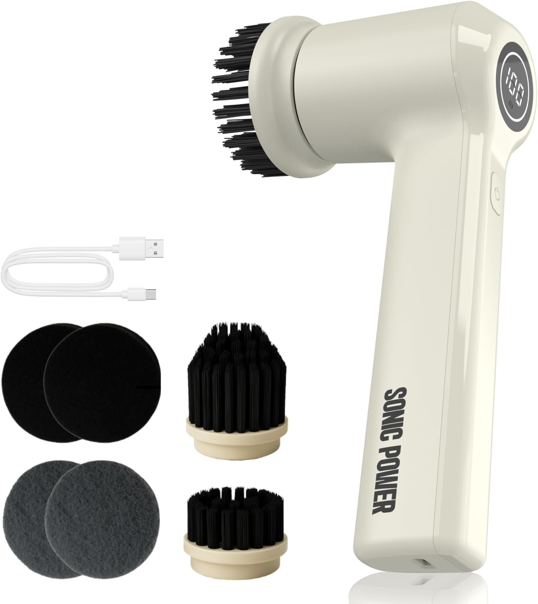 SonicPower Scrubber - Beige