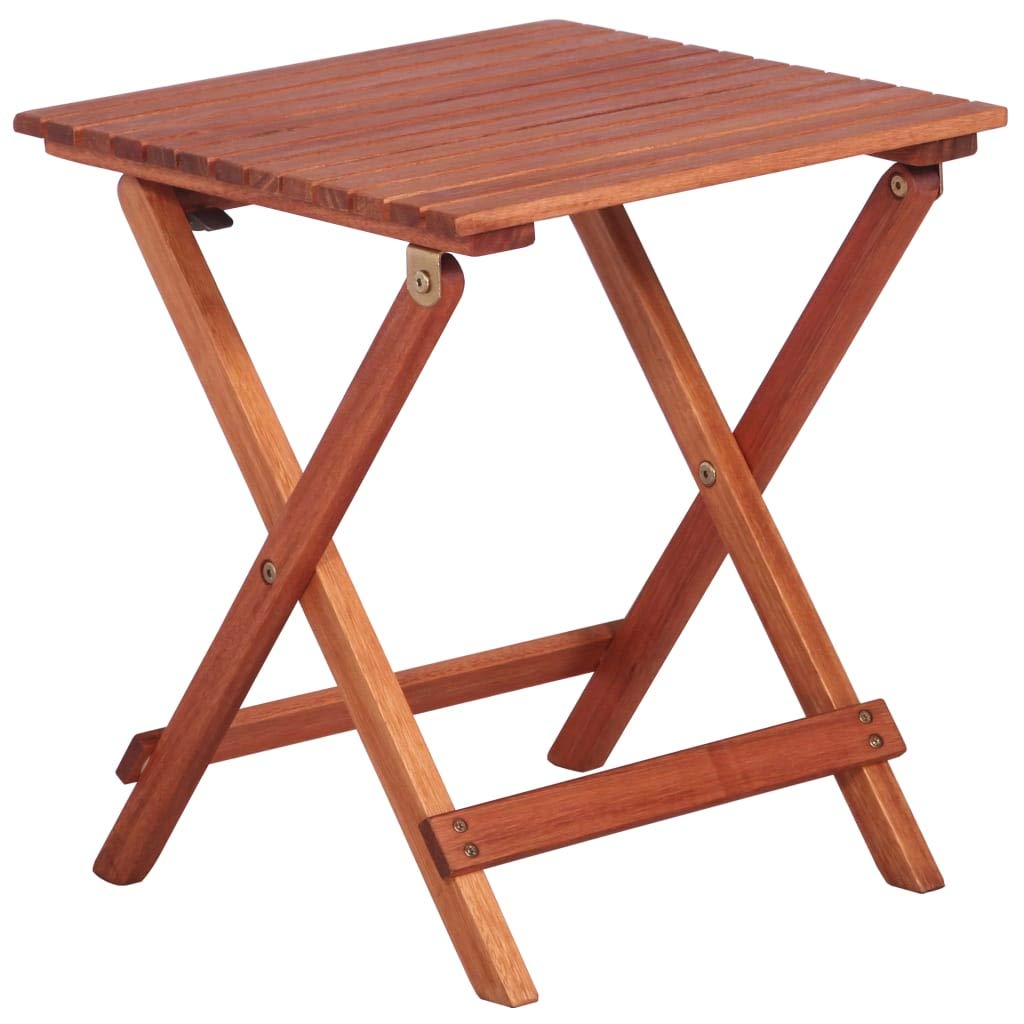 Salon de jardin d'extérieur 3 pièces en bois d'eucalyptus massif pour enfant