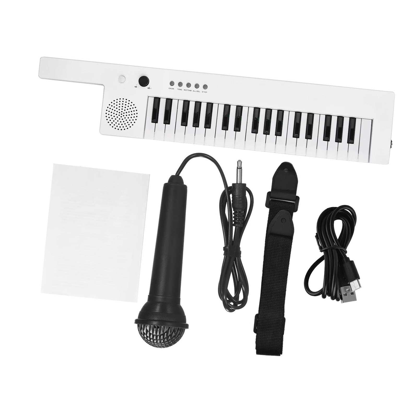 klawiatura elektroniczna Gitara Pianino Elektroniczne Z Mini Fortepianem Instrumenty Klawiszowe 37-klawiszowe Pianino Elektroniczne