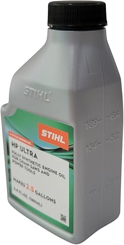 Miniatura 5 de STIHL 0781 313 8010 6.4 onzas de aceite de motor de alto rendimiento Ultra 2 ciclos, paquete de 6