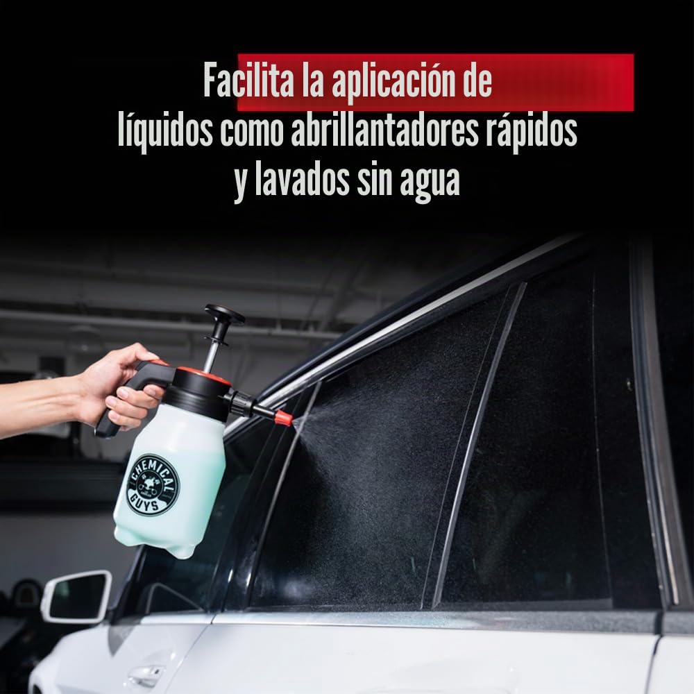 Chemical Guys ACC503 Mr. Sprayer - Atomizador de presión de función Completa y pulverizador de Bomba para el hogar, el jardín y el Lavado del Coche (Botella de 50 onzas)