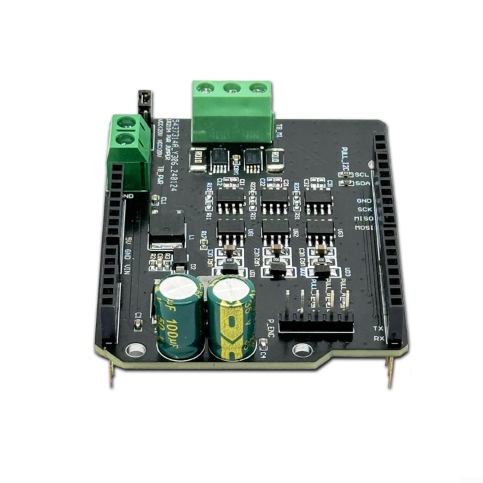 Carte SimpleFOC V204 avec capteur INA240 et pilote IR2104 pour moteur CC 35V