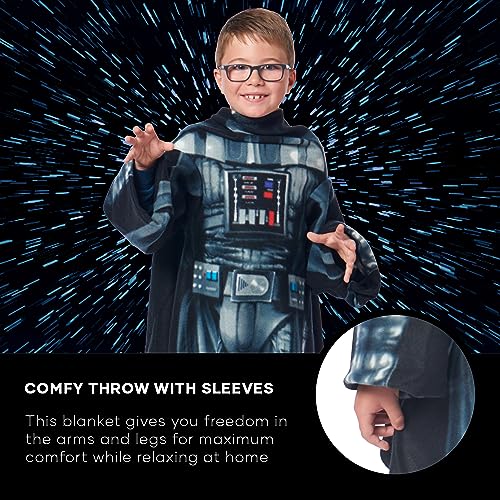 Northwest Star Wars Comfy Youth Throw Blanket with Sleeves, 48" x 48", Being Darth Vader by Northwest - Image 6