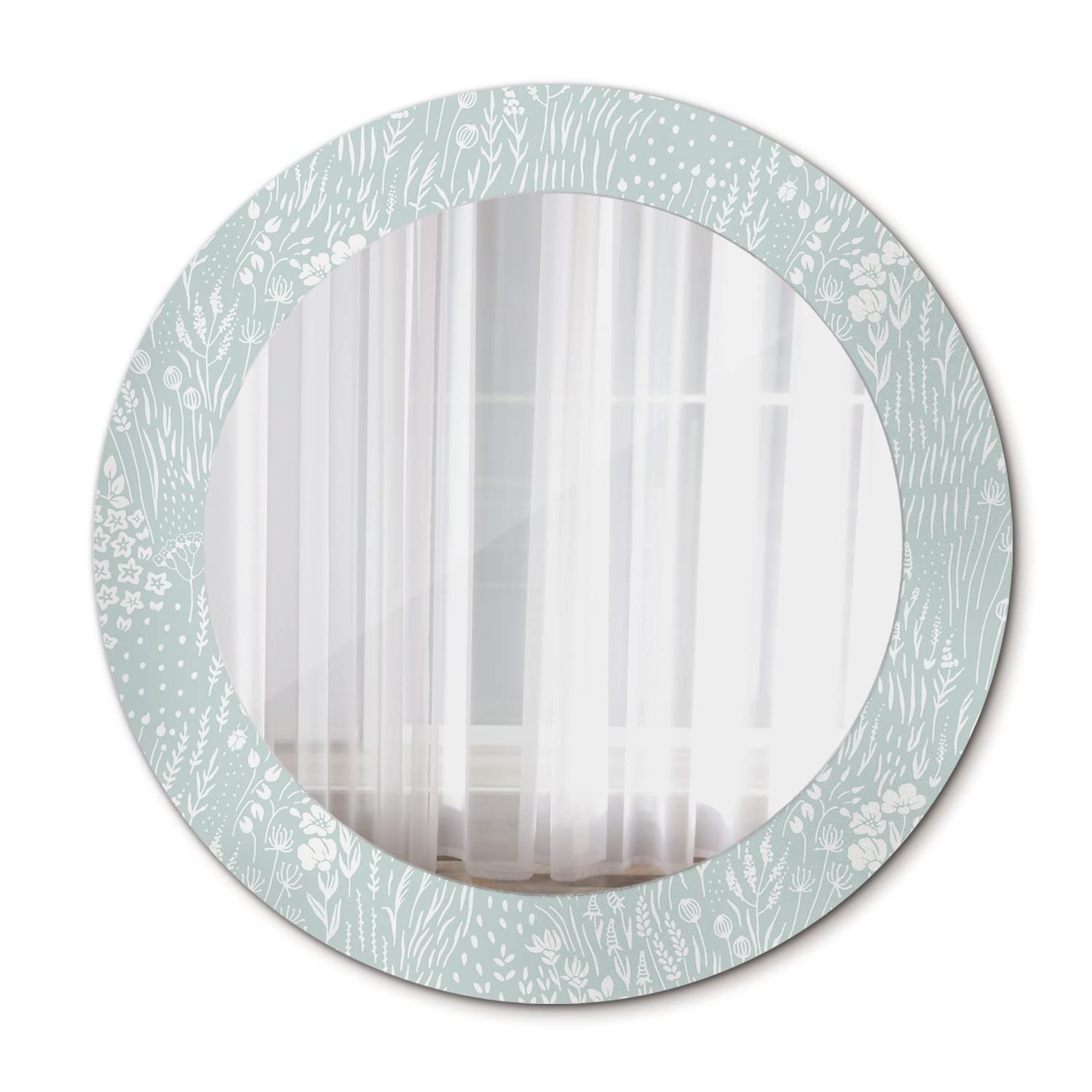 Miroir salle de bains Tulup Ø60 cm pour maquillage et bricolage intérieur en verre