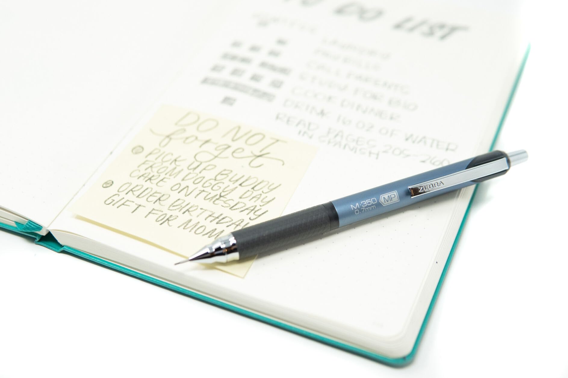 Zebra Pen M-350 Druckbleistift In Rot – 0,7mm, Mit Radierer & Metallclip, 2er-Pack