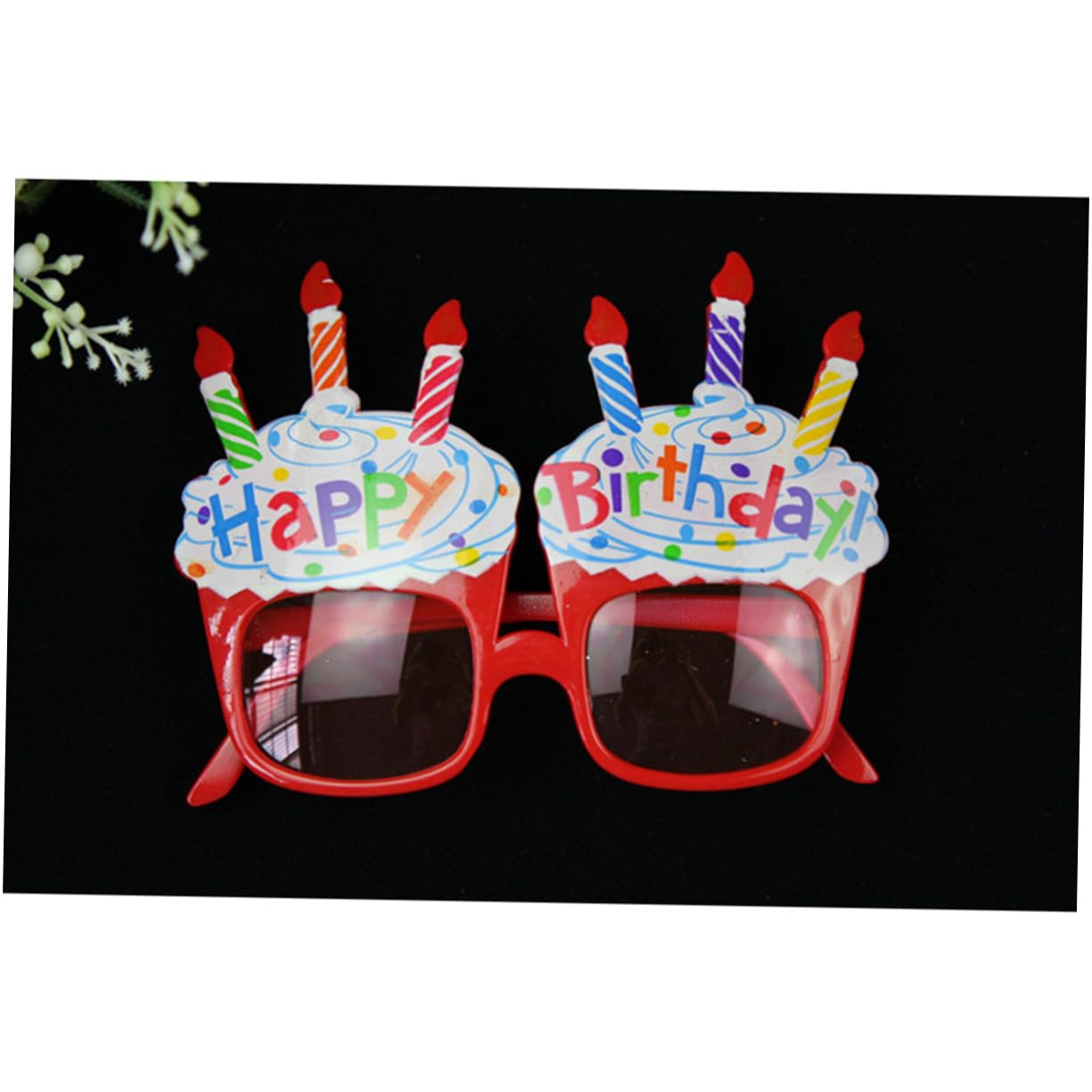 Zerodeko 9 Piezas Suministros Para La Fiesta Gafas Divertidas De La Novedad Gafas De Sol De Cumpleaños Gafas De Sol De La Novedad Gafas De Sol De Vela De Cumpleaños Constituir Niño Regalo
