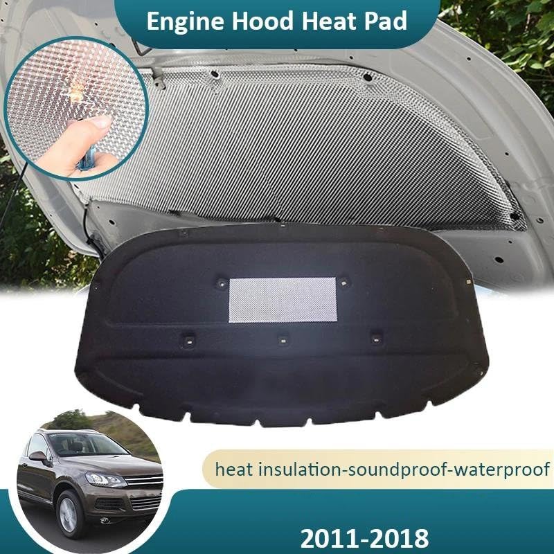 Protection thermique capot VW Touareg 7P 2011-2018 isolation coton