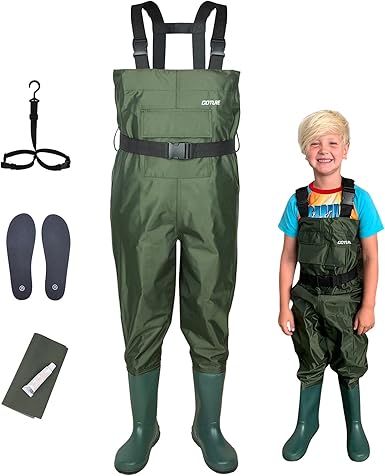kids hip waders