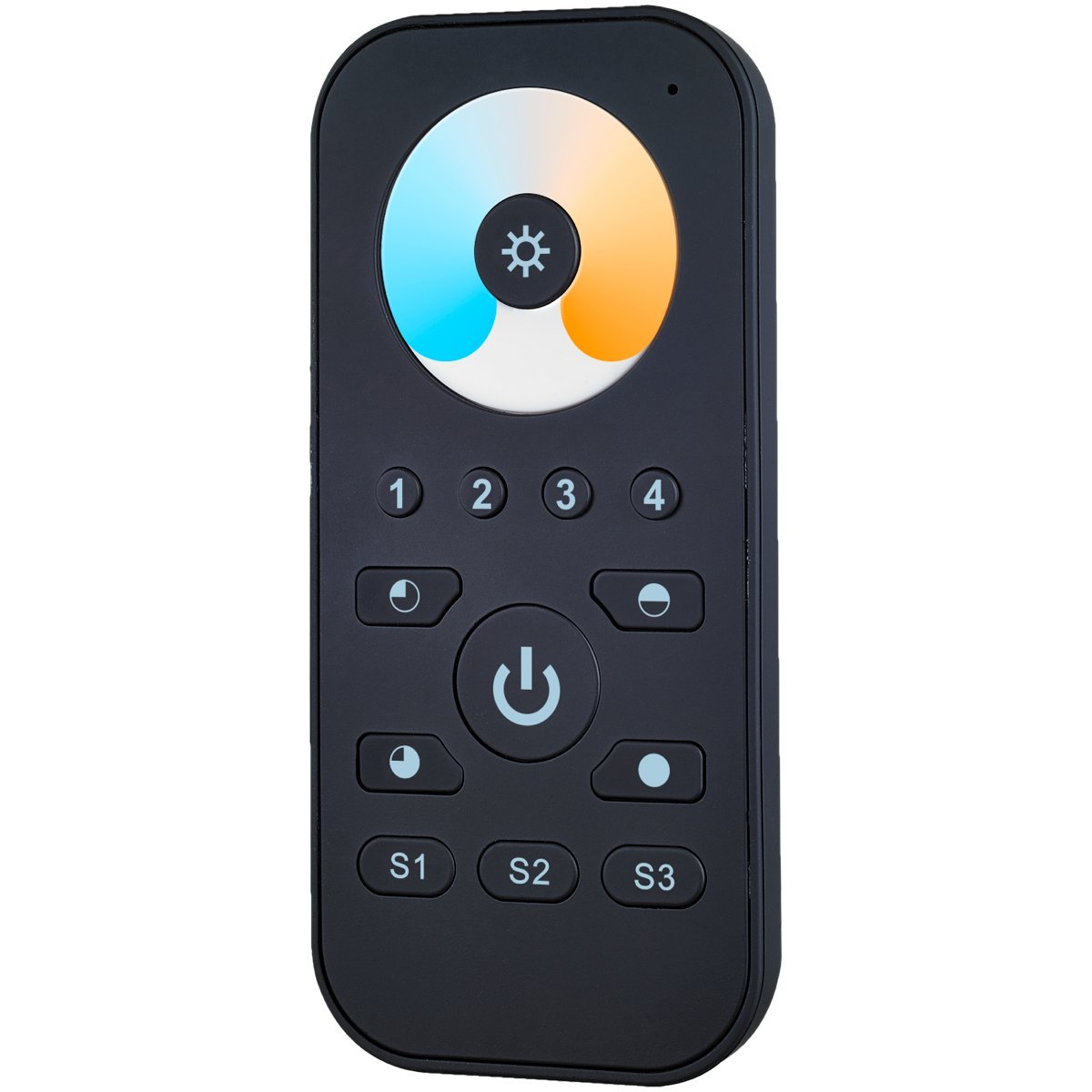 Convenient: Remote Control 3 Light Scenes | Black Mini Duo White LED Spotlight with Adjustable Color Temperature 4 zones