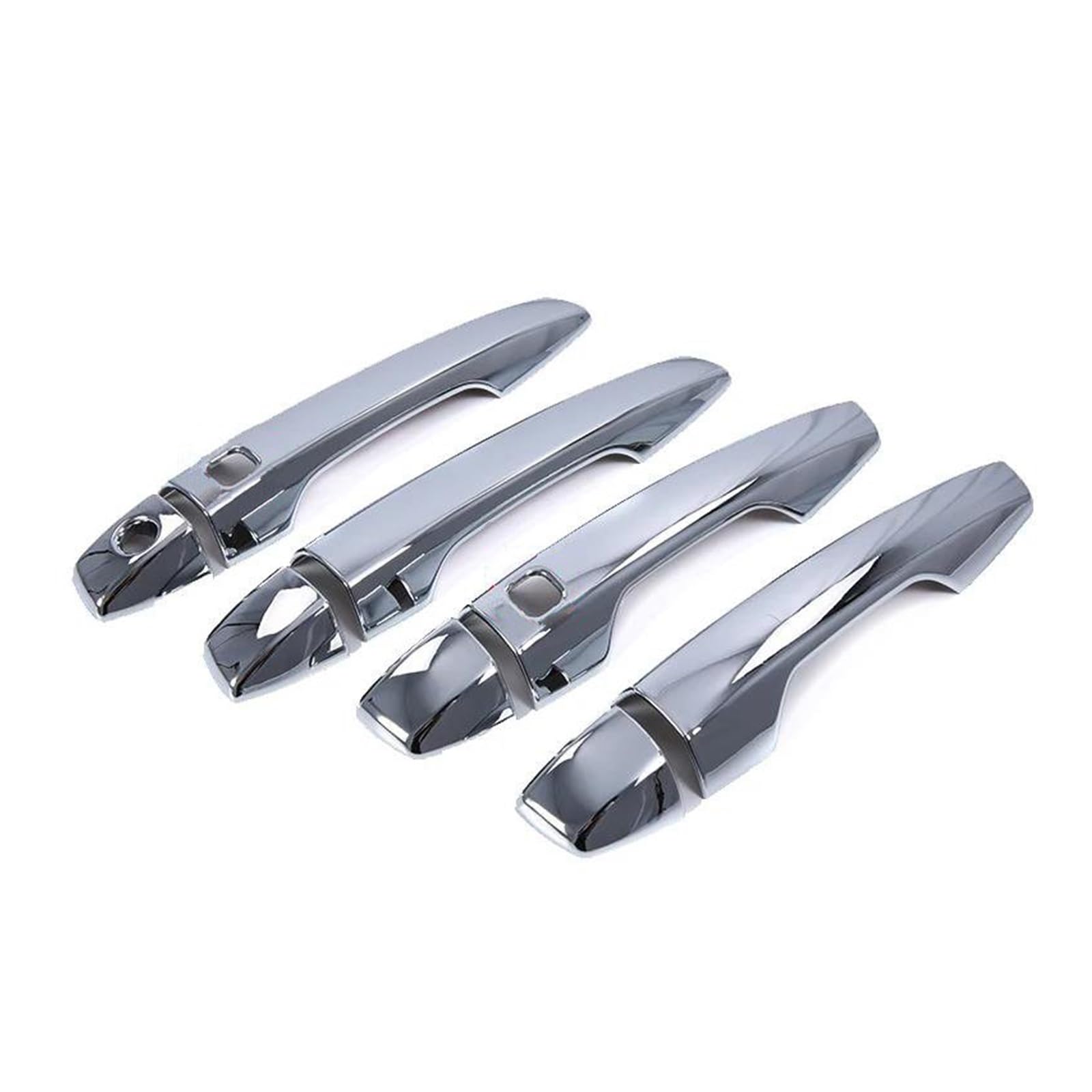 Garniture poignée porte Mitsubishi Eclipse Cross finition argent miroir