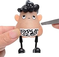 Vista 10 de Angel's Wonderland Juguetes Antiestrés de Recogida de Espinillas Saltarinas en Color Negro como Regalos para el Día de San Valentín, Favores