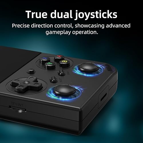 Miniatura 6 de RG35XX H Linux - Consola de juegos portátil retro 35xx H con una tarjeta 64G precargada 5570 juegos, RG35XXH 3.5 pulgadas IPS pantalla compatible