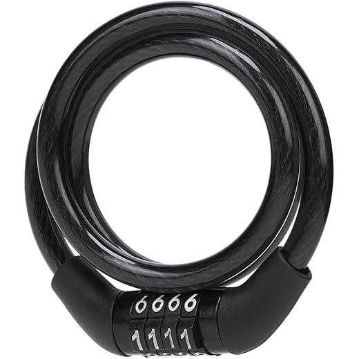 Boldfit 4-Digit Cycle Lock - Black