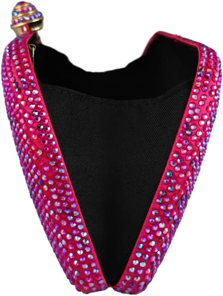 Boutique De FGG Mini Rhinestone Clutch Purses for Women Formal,Wedding Dressy Evening Bags and Clutches,Crystal Clutch Bag - Image 5