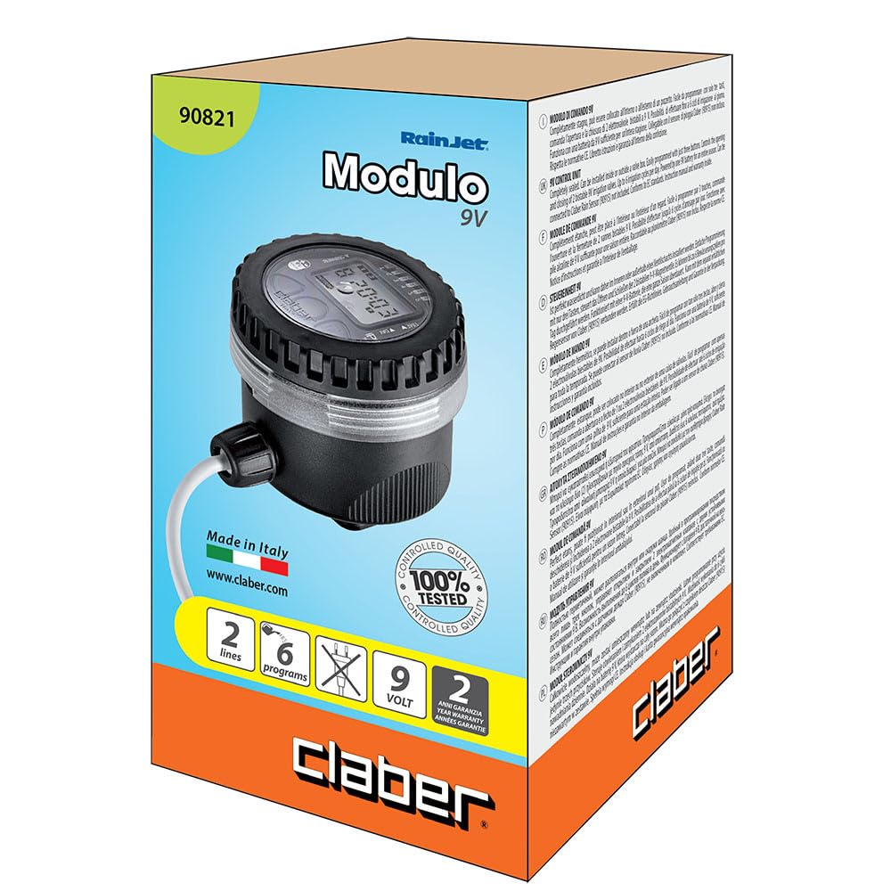 Claber Super Ego – unità Controllo electroválvulas 9 V.