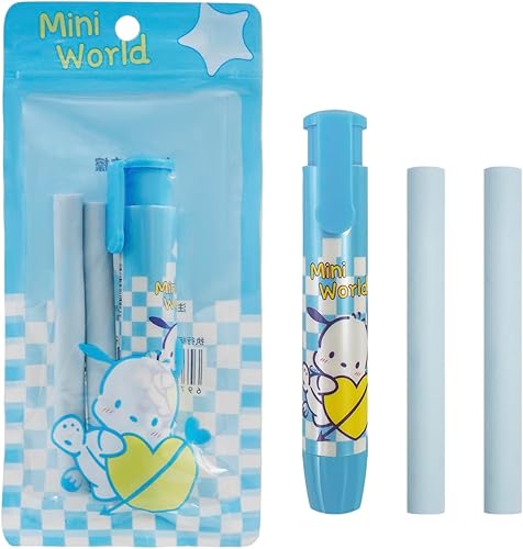 Borrador Kawaii para niños, borradores retráctiles para lápices, divertidos borradores adecuados para niños mayores de 6 años, suministros de