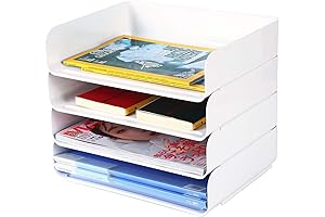 Four Tiers Document Tray: For A Tidy and Organized Office Workspace