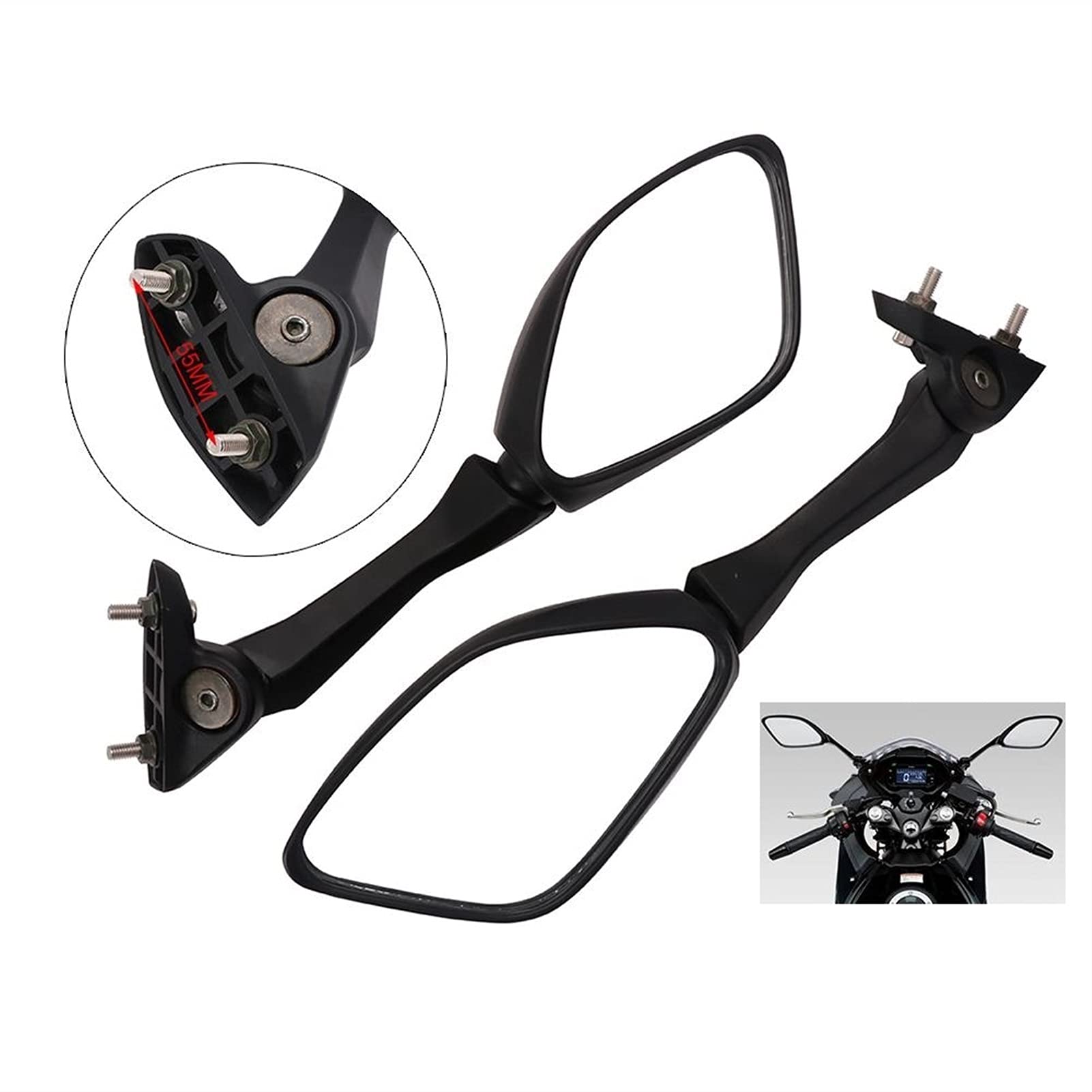 Amazon.co.jp: バイクミラー スズキGSX250R GSXR250 GSXR 250