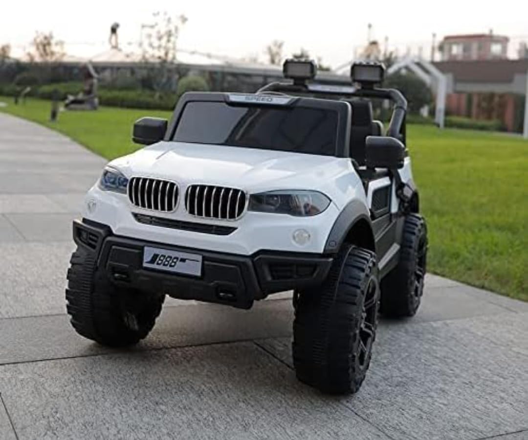 SKYA STAR 888 Battery Operated Jeep for Kids Ride on Toy Kids Car with Bluetooth Music & Light Electric Car Jeep Battery Car for Kids to Drive 2 to7 Years, White (B0CGFB1GNK) Amazon Price History, Amazon Price Tracker
